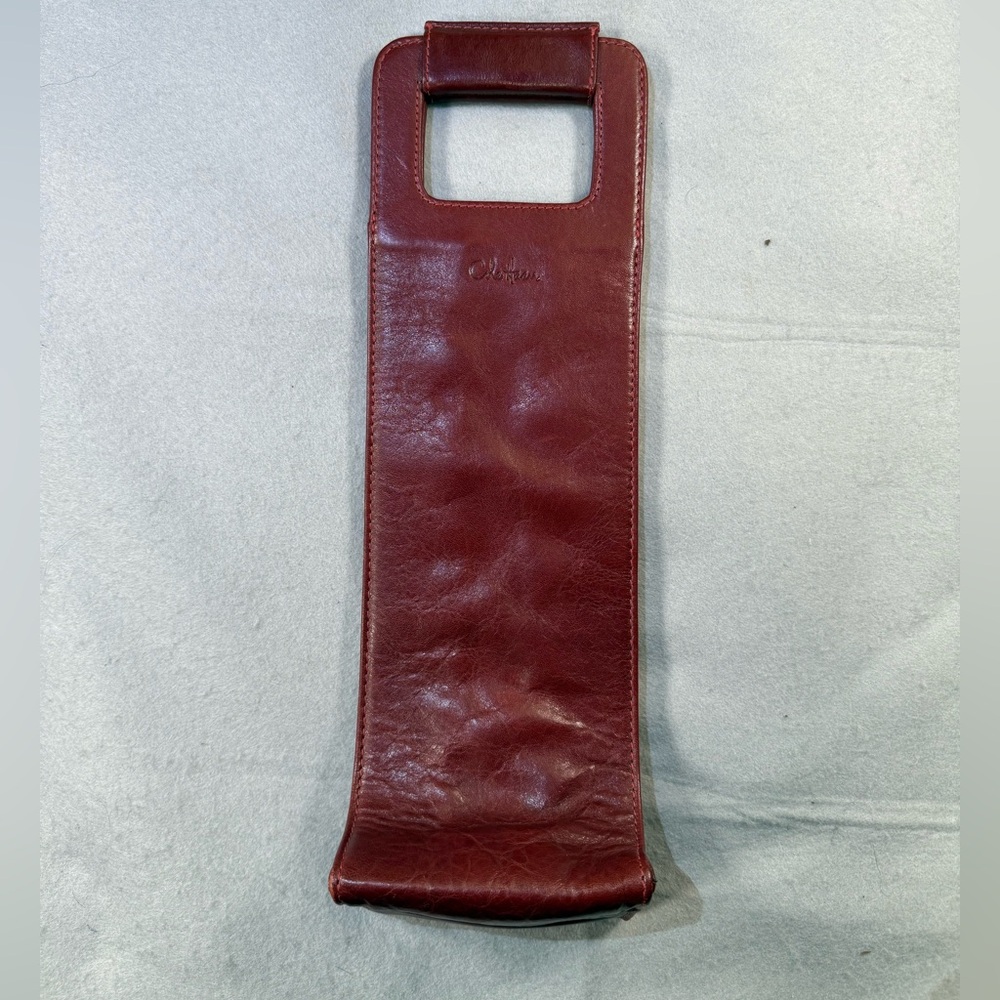 Cole Haan Burgundy Leather Wine Bag